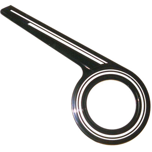 Kettenschutz 1 Flügel SK24, bis 46 Zähne, schwarz, mit Hinterbauhalter, Horn, 133440