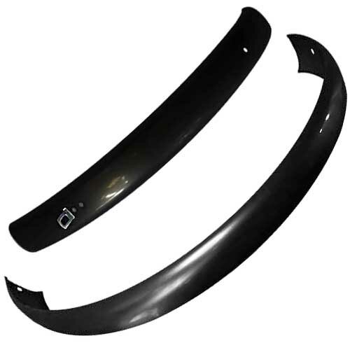 Schutzbleche 26" Stahl, schwarz, B = 55 mm, ohne Streben, Büchel, 28550261