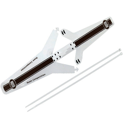 Vorderrad-Schutzblech ROTO Plastik, weiß, B = 25-65 mm, für Rennrad, Fasi, 706210023