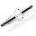 Vorderrad-Schutzblech ROTO Plastik, weiß, B = 25-65 mm, für Rennrad, Fasi, 706210023
