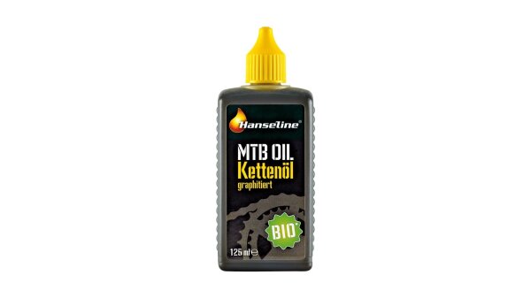 Kettenöl  MTB "BIO", Tropf-Flasche 125ml, Hanseline, 300272