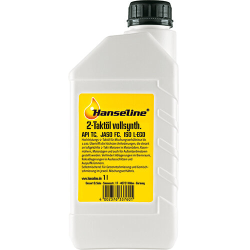 Zweitakt-Motoröl GD, Flasche 1 Liter, Hanseline, 303760
