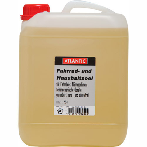 Fahrrad- und Haushaltsöl, Kanister 5 Liter, Atlantic, 240