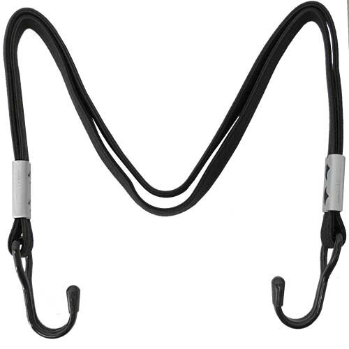 Gepäckgurt  BIBIA Easy, 2 Bänder, 2 Haken, schwarz, Widek, 153003