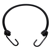 Gepäckgurt 80 cm Ø 10 mm, 2 Haken, schwarz,...