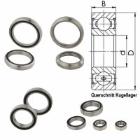 Industrielager 0699, Quaxar 9 x 20 x 6 mm, Fasi, 503160007