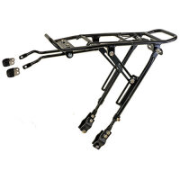 Gepäckträger ONE-4-ALL, schwarz, Aluminium,...