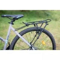 Gepäckträger ONE-4-ALL, schwarz, Aluminium, verstellbar 20-29", Messingschlager, 440174