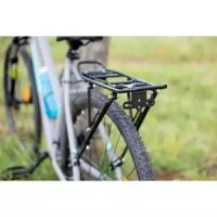 Gepäckträger ONE-4-ALL, schwarz, Aluminium, verstellbar 20-29", Messingschlager, 440174