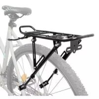 Gepäckträger ONE-4-ALL, schwarz, Aluminium, verstellbar 20-29", Messingschlager, 440174