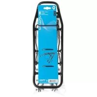 Gepäckträger ONE-4-ALL, schwarz, Aluminium, verstellbar 20-29", Messingschlager, 440174