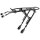 Gepäckträger ONE-4-ALL, schwarz, Aluminium, verstellbar 20-29", Messingschlager, 440174