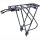 Gepäckträger Travaller A II, schwarz, Aluminium, verstellbar 24-29", Messingschlager, 440198