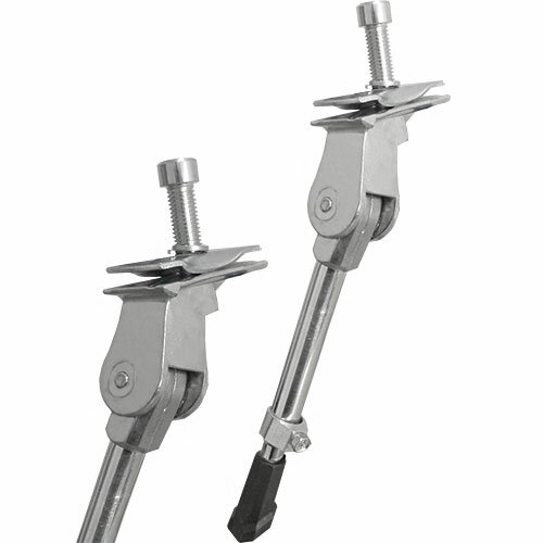 Seitenstütze , 20"-29" einstellbar, silber, Messingschlager, 430835