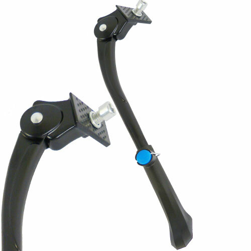 Seitenstütze Comfort , 24"-29" einstellbar, schwarz, Messingschlager, 430717