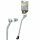 Seitenstütze Ursus Elegance 70, silber, 285 mm, Ursus, 70285CV02-A01