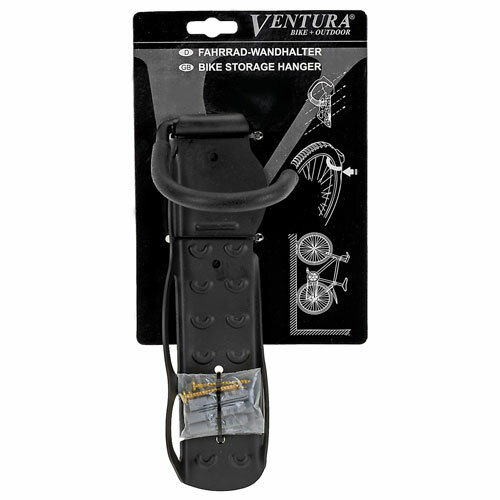 Fahrrad-Wandhalter schwarz, , Messingschlager, 430260