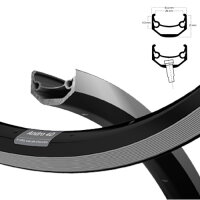 Felge ANDRA 40 25-584, schwarz, 32Loch, VL=8,5, Ryde, 600310