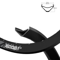 Felge Edge M 30 584-30 Disc, schwarz, 32Loch, VL=6.5,...