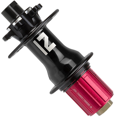 Hradnabe Novatec MTB Disk, Steckachse, 24Loch, schwarz, SUPERLIGHT 4 in 1 , Novatec, 326473