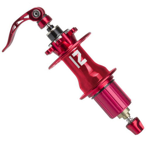 Hradnabe Novatec MTB Disk, Schnellspanner, 32Loch, rot, SUPERLIGHT 4 in 1, Novatec, 326453