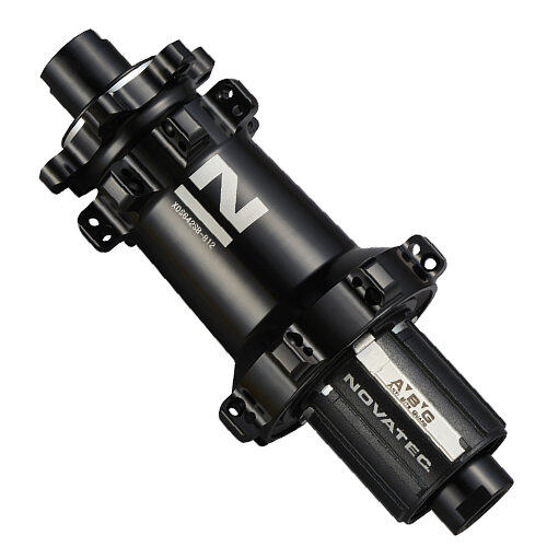 Hradnabe Novatec MTB Disk, Steckachse, 28Loch, schwarz, 8-11-fach, BOOST , Novatec, 326502