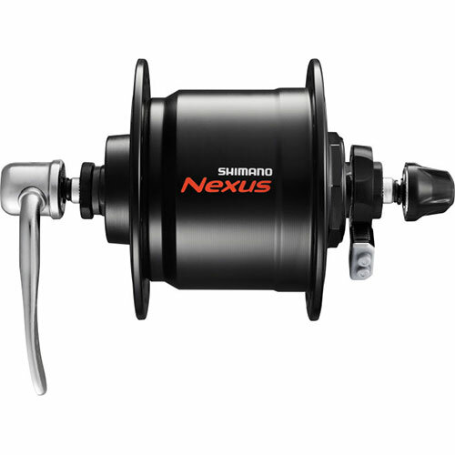 Nabendynamo Shimano Nexus DH-C3000-3N, 32Loch, Schnellspanner, schwarz , Shimano, E-DHC30003NQBALG