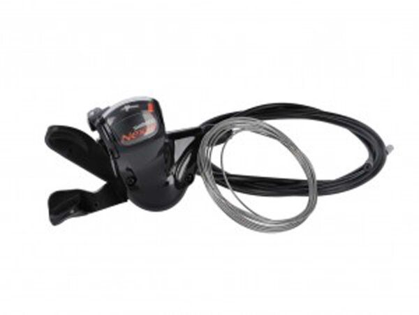 schalthebel nexus7 sl-7s50, rapidfire plus, schwarz, shimano teile, e-sl7s50alll