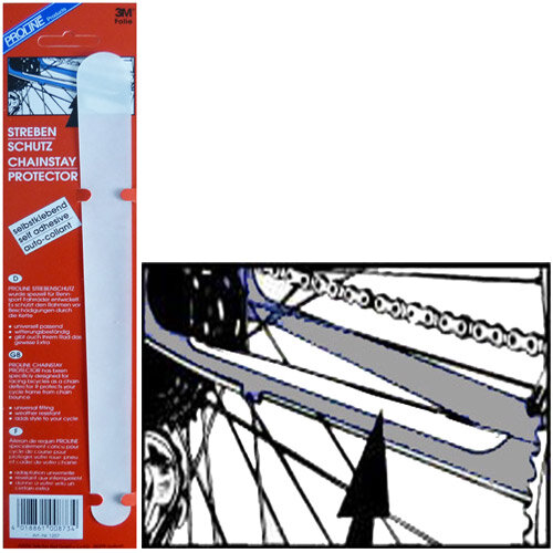 Kettenstrebenschutz, transparent, Asista, 1257