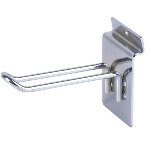 Display Double Hook, 100 mm, Messingschlager, 081122