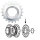 steckkranz 22 zähne nexus7, gekröpft, silber, einzelverpackt, shimano teile, y-33060100