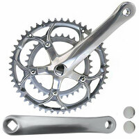 Kurbelsatz 2fach Renn Compact, silber,  170 mm, 50-34...