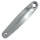 Kurbel, links 170 mm, Aluminium, gekröpft, poliert, Messingschlager, 352660