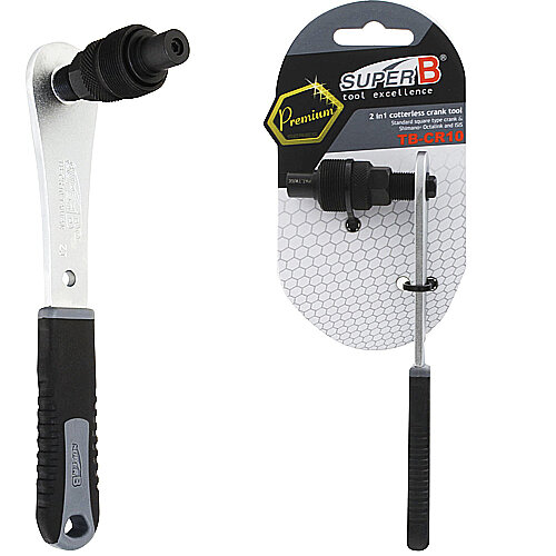 Kurbelabzieher TB-CR10, 2 in 1, SuperB Premium, für 4kant, ISIS und Octalink, SuperB, 880558