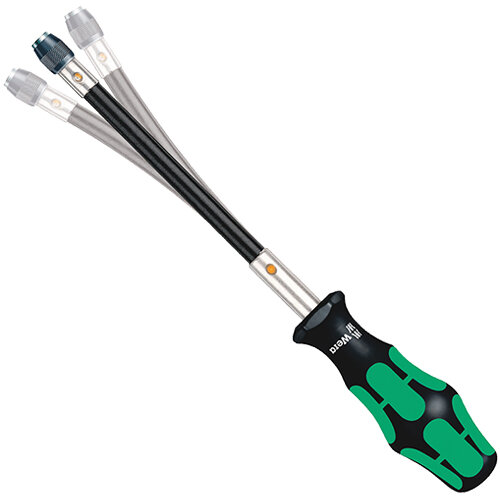 Kraftform 392 Bits-Handhalter mit flexiblem Schaft, Wera, 1/4" x 177 mm, Wera, 05028160001