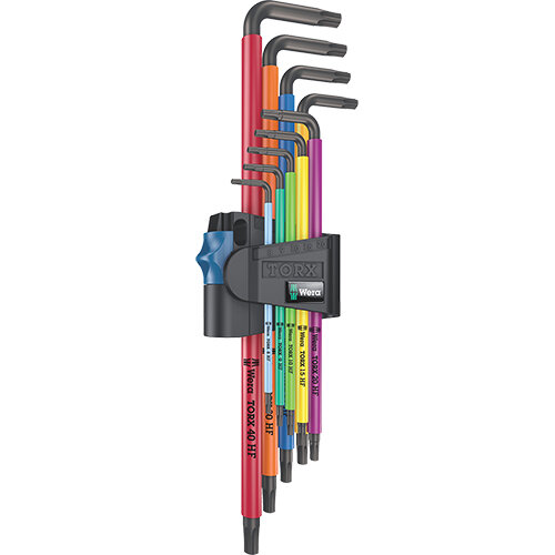 967/9 TX SXL Multicolour HF 1 Winkelschlüsselsatz, Wera, 9-teilig, Wera, 05024470001