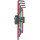967/9 TX SXL Multicolour HF 1 Winkelschlüsselsatz, Wera, 9-teilig, Wera, 05024470001