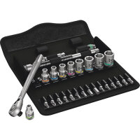 8100 SA 8 Zyklop Metal-Knarrensatz, Wera, 1/4"...