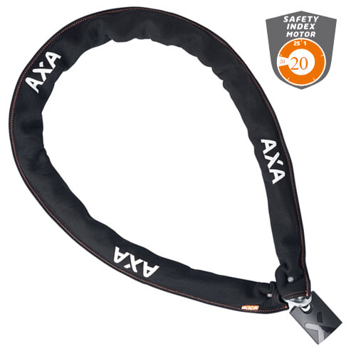 Kettenschloss Newton Promoto+4, 130 cm, Ø = 10,5 mm, schwarz, AXA NL, 59536295SS