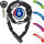 Kette 5805K, L = 75 cm, Ø = 5 mm,  blau, Abus, 72490