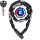 Kette 5805K, L = 110 cm, Ø = 5mm, schwarz, Abus, 72493