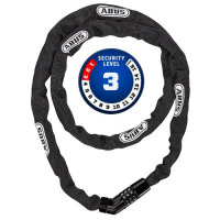Kette 4804C, L = 110 cm, Ø = 4 mm, schwarz, Abus,...