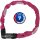 Tresor 1385 , L = 85 cm, Ø = 7 mm, korallenrot, Abus, 48568