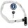 Kette 1500 Web, L = 60 cm, Ø = 4 mm, weiss, Abus, 56921