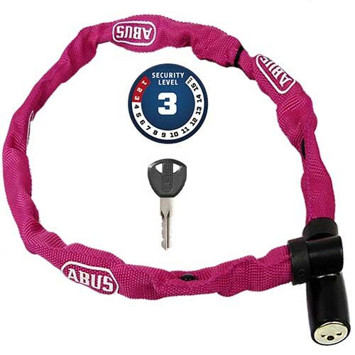 Kette 1500 Web, L = 60 cm, Ø = 4 mm, korallenrot, Abus, 57895