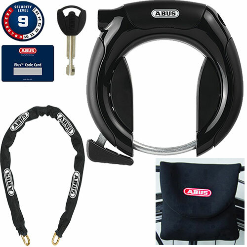 Set 5950 Pro Shield Plus NR + 6KS/85 + ST5950, B = 59 mm, H =107 mm, Ø = 8,5 mm, schwarz, Abus, 79230