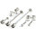 Set 02 / GA / BR, silber, Pitlock, P02GS2B