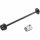 Set 04 Vorderrad 119mm, schwarz, Pitlock, BP040000 119mm