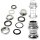 Steuersatz 1" Gewinde Alu, silber cartrige, Ko=26,4, Messingschlager, 390350
