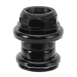 Steuersatz 1 1/8" Gewinde, Stahl schwarz, 2fach gedichtet, Messingschlager, 390508